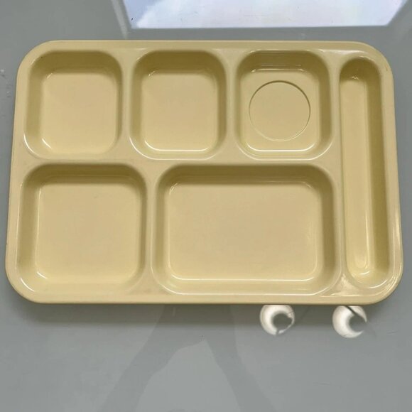 Set of 2 Vintage Dallas Ware Cafeteria Plastic Trays P71 * Made in USA - Picture 2 of 10